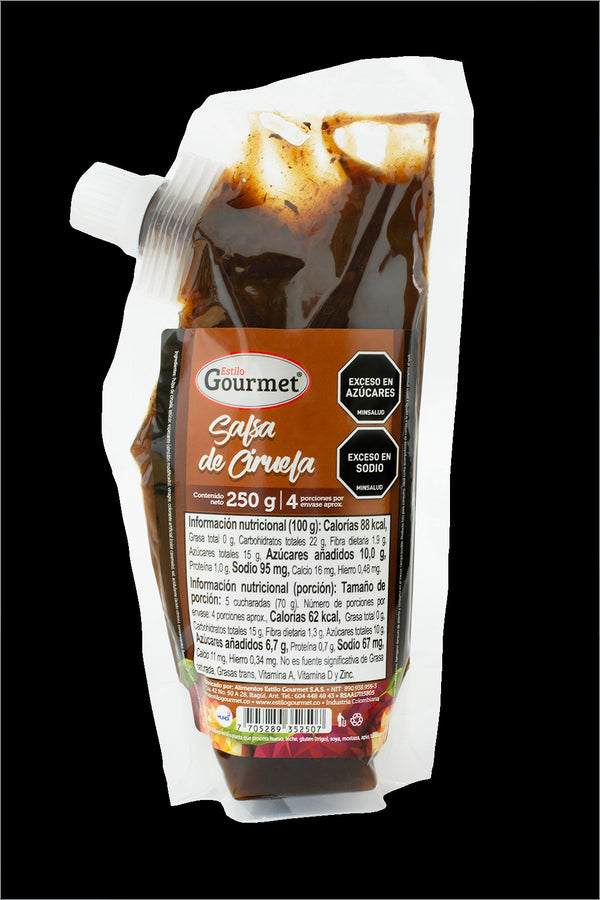 SALSA CIRUELA ESTILO GOURMET  250G